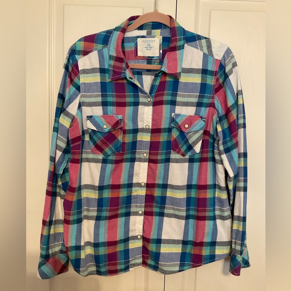 LADIES SONOMA WESTERN STYLE SHIRT